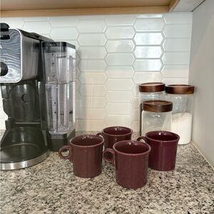 Fiestaware coffee mug set of 4